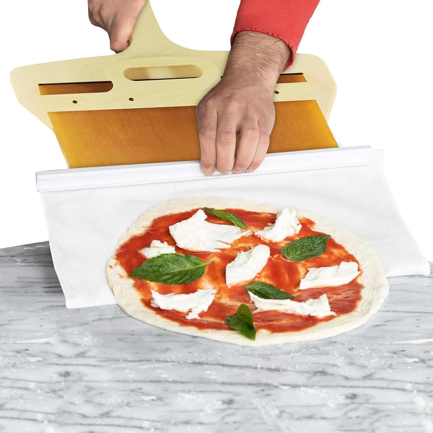 Magic Peel - Transfer Pizza Perfectly - Sliding Pizza Peel - 71US7Xm9W3L._AC_SL1500