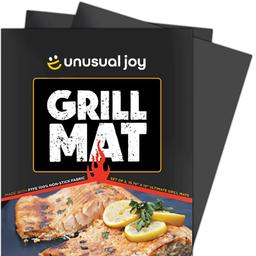 100% Non-Stick Reusable Grill Mats - Set of 6